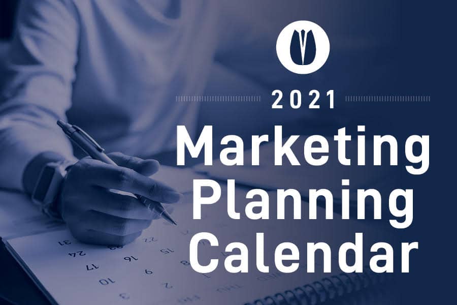 2021 Marketing Planning Calendar – July through December