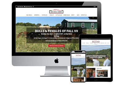 Red Hill Farms Website Redesign