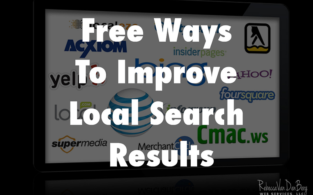 Free Ways To Improve Local Search Results