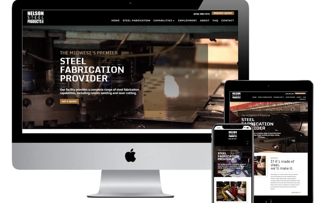 Nelson Steel Products Elevates Online Image with State-of-the-Art Website Redesign