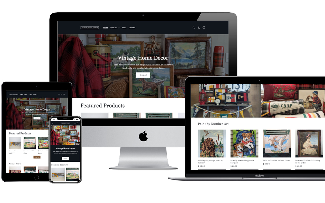Crafting Vintage Charm: How Fabric Scout Studio Enhanced Sales with a Shopify Redesign