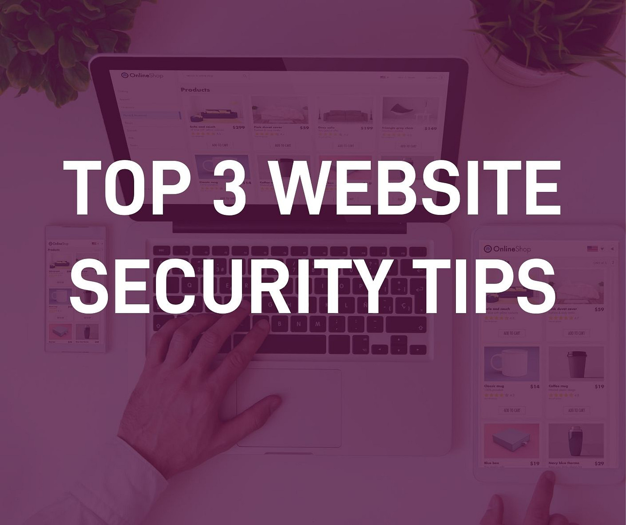 Top 3 website security tips