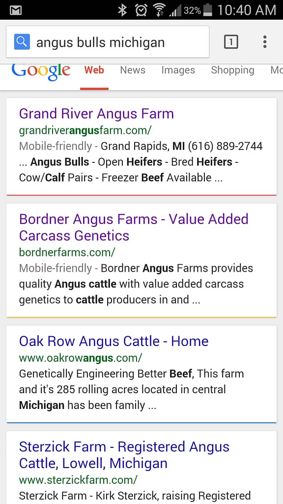 mobile angus bulls michigan google search