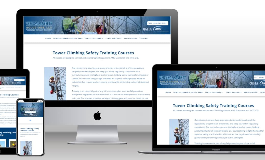 Vertical Safety Solutions Climbs Higher with a Revamped, User-Friendly Website