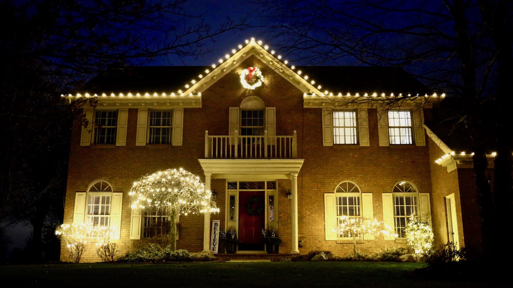home holiday christmas lights